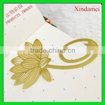 wholesale Lotus metal bookmark