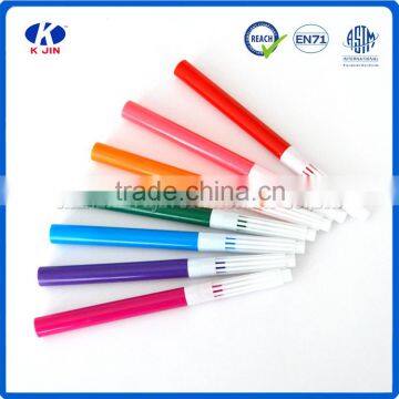 wholesale good quality OEM water color penwith white cap painting for school kids