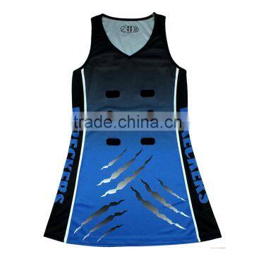 2016 design girls sexy netball dresses