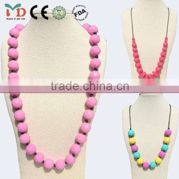 New Design 100% Silicone Fruit Loop Bead Necklace Jewelry photo-3