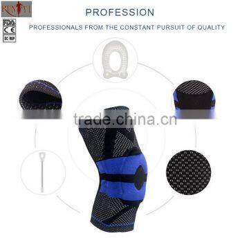 Nylon Silicon Weightlifting Knee Sleeve