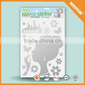 08-00011 China goods wholesale mirror adhesive sticker printing pvc self-adhesive magnifying mirror sticker