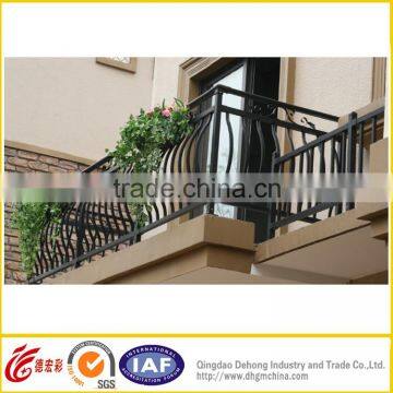 Factory Price Customized Power Coated Wrought Iron Balcony Railing With Arch Designs photo-6