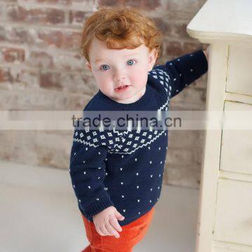 DB310 dave bella autumn winter toddlers sweater infant clothes baby pullover outwear baby sweater
