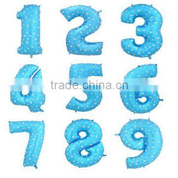 16 '' Number Balloons Pink Number Foil Balloon Wedding &Party Decorate Globos photo-2