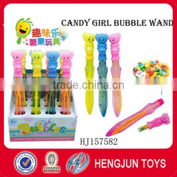 toy with candy beautiful sweet candy toys Candy girl bubble bar 12pcs