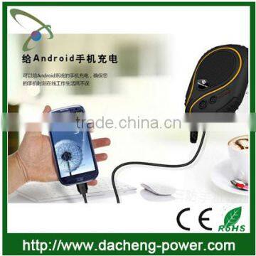 6600/7800mAH waterproof power bank phone charger with CE ROHS certification