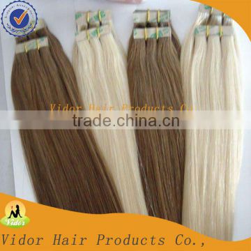 2012 Newly Wholesale 100% Human Remy Hair Extension Remy Tape Hair