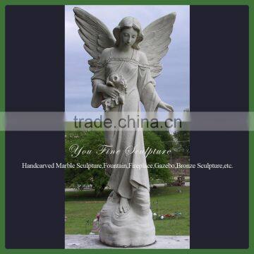 Decorative Stone Garden White Angel Statue