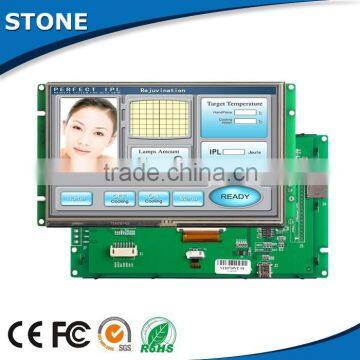 10.1 inch tft lcd touch screen controller with rs232 interface