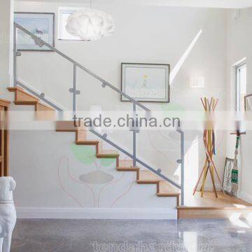 stair stainless steel post glass balustrades or glass rails