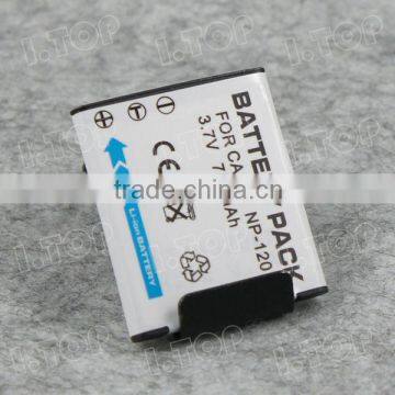 3.7V 750mAh NP-120 Battery For Casio Exilim EX-S200 EX-S200BE EX-S200BK Camera Battery