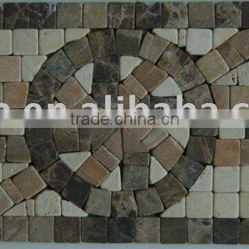 Lava Mosaic Border line Art Marble Mosaic YFL082