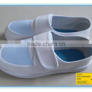 JR-0114 high quality comfortable PU/PVC material cleanroom ESD shoes manufacturer(OEM)