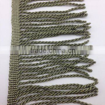green pillow sewing upholstery craft braid polyester bullion fringe trim