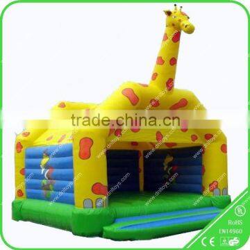 inflatable giraffe bouncer for sale/inflatable giraffe jumping bouncer/giraffe inflatable bouncer jumper
