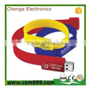 OEM cheap price 2GB handband usb pendrive with customer's logo for promotional project