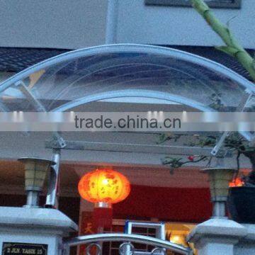 Elegant Shade Popular Design! Outdoor Polycarbonate Aluminium Door Awnings Lowes Size 1200x1600mm photo-3