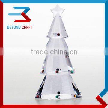 Clear Christmas Decoration Mini Crystal Christmas Tree