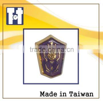 Fashionable Car Aluminum Safety Orange Saffron Creative Metallic Epoxy Sticker photo-3