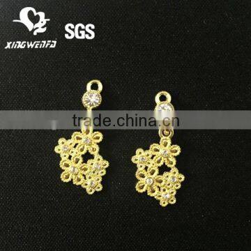 classical style delicate flower shape with rhinestone for underwear 5068#