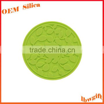 Eco-friendly Customized Silicone Cup Coaster Silicone Cup Mat Silicone Cup Pad