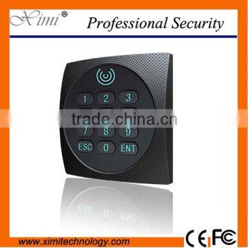 125KHZ RFID wiegand26 MF card 13.56MHZ IC card reader wiegand34 door access control card reader with keypad IP65 waterproof