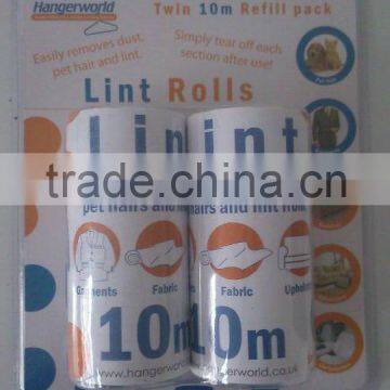 Lint Roller Refills Pack of 2/ Twin 10M Refill Pack / Lint Rollers