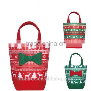 2016 promotion products of felt material lovely Christmas Bags