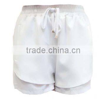 Women Two layers Jogging / running shorts /hot shorts for sport
