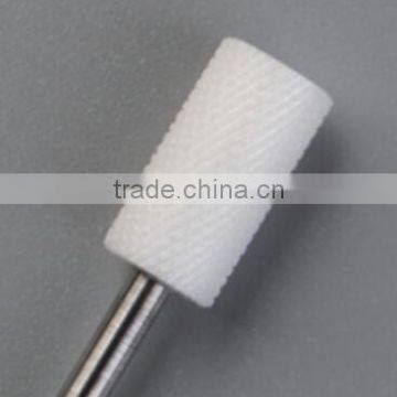 Ceramic Nail Drill Bits White-Large Barrel-Fine