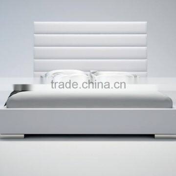 Italian design leather bed