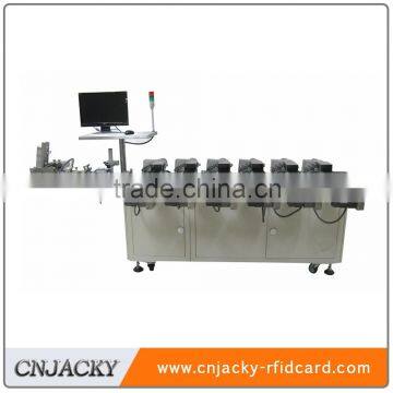 CNJ-preprinted smart card testing machine