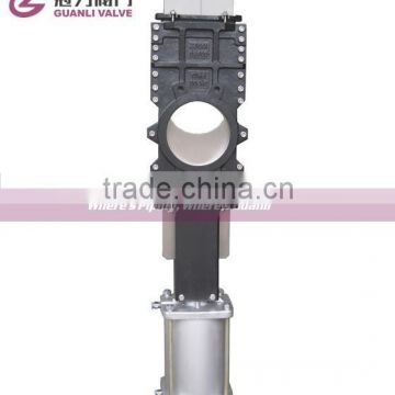 Through conduit knife gate valve (Pneumatic)