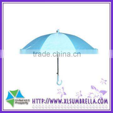 17''Auto Open Lace Piping Rain Child Umbrella