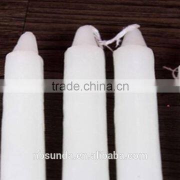 Paraffin Wax White Plain Candle photo-3