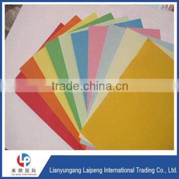 Wholesale 75gsm Pulp material colorful A4 copy paper with high quality