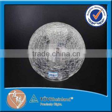 Handblown 148mm diameter glass lamp shades for table lamps