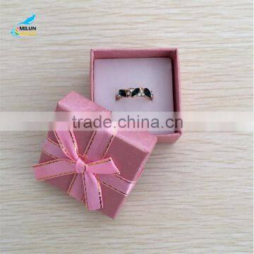 Bowknot Earrings Ring Box Jewelry Box photo-4