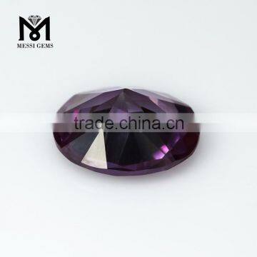 Factory Wholesale Synthetic 46# Corundum Machine Cut Oval Ruby Gemstone photo-5