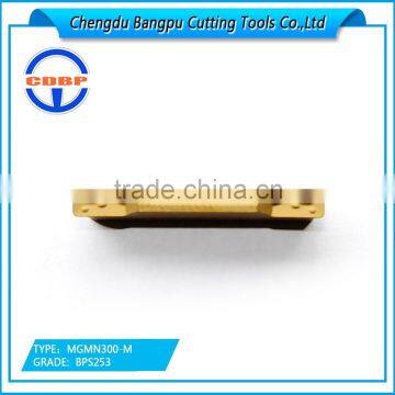 Tungsten carbide grooving tools