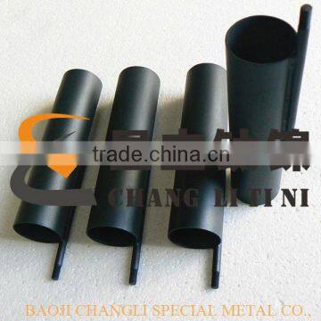 iridium oxide coated tubular titanium anode for titanium anode protection