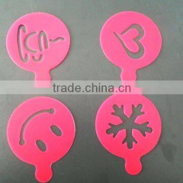 plastic decoration cake stencil