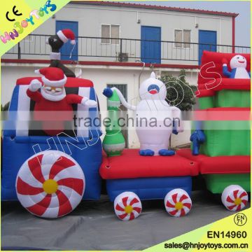 Hot sell Trains Christmas Inflatable Christmas Train Decoration