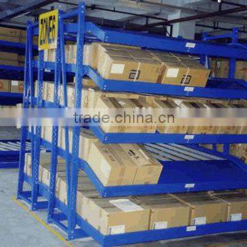 Carton flow plastic roller carton flow rack