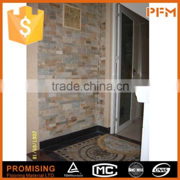 PFM slate wall cladding decoration stone paneling / slate wall cladding panel