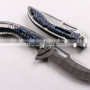 OEM 5Cr15 Folding Knife With Nylon Sheath and Gift Box photo-2