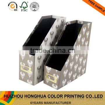 Handmade high quality decoration cardboard paper file folder stationary