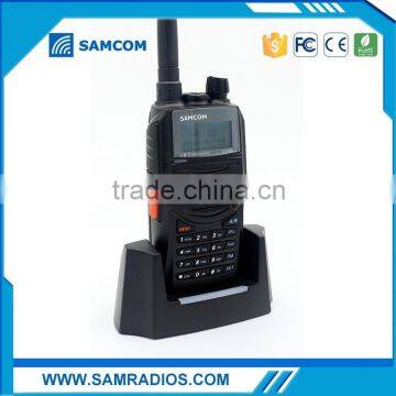 Professional Dual Band Transceiver SAMCOM AP400UV FM Two Way Radio Walkie Talkie Transmitter(Black) photo-2