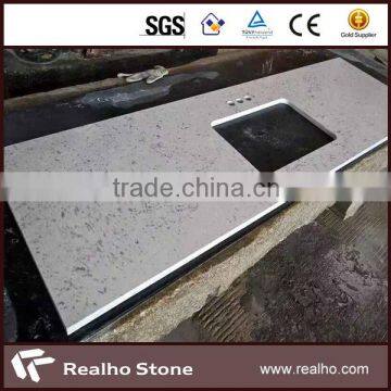 wholesale pre cut white stone quartz countertop